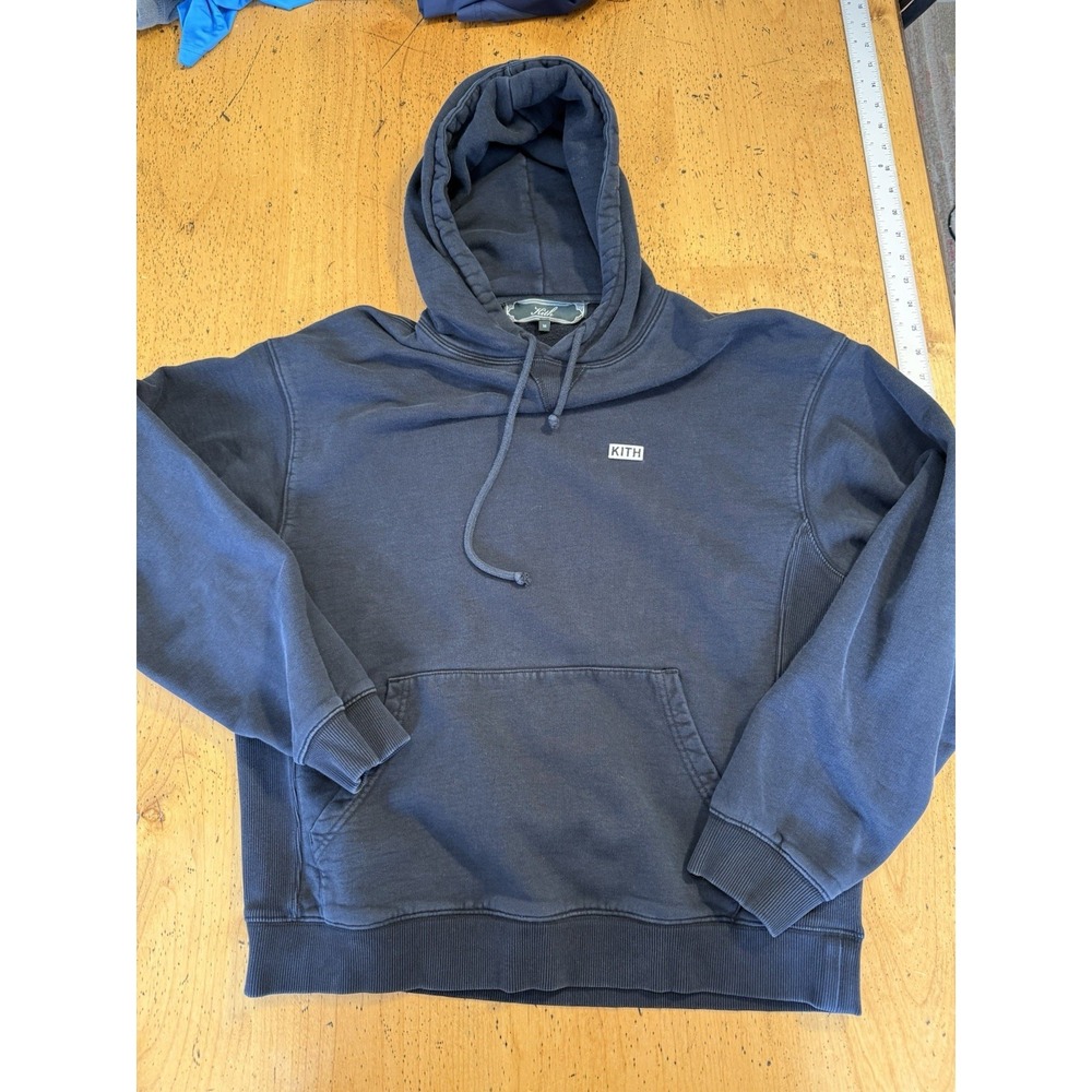 Kith Williams III Hoodie size Medium Black Measurements